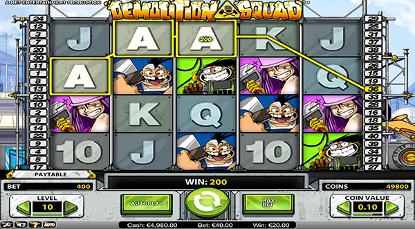 slot Demolition Squad gratis