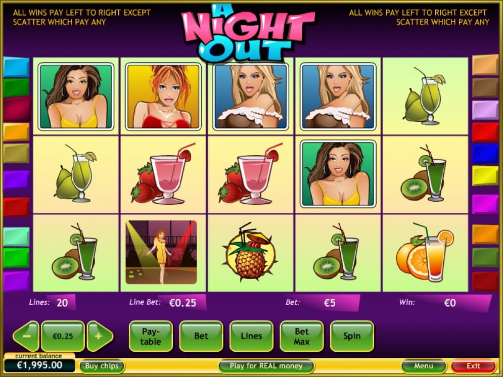 slot machine a night out