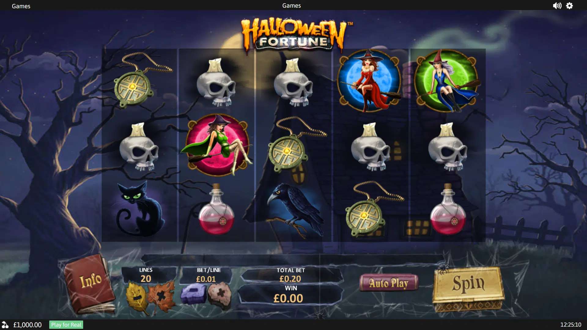 slot machine halloween fortune online