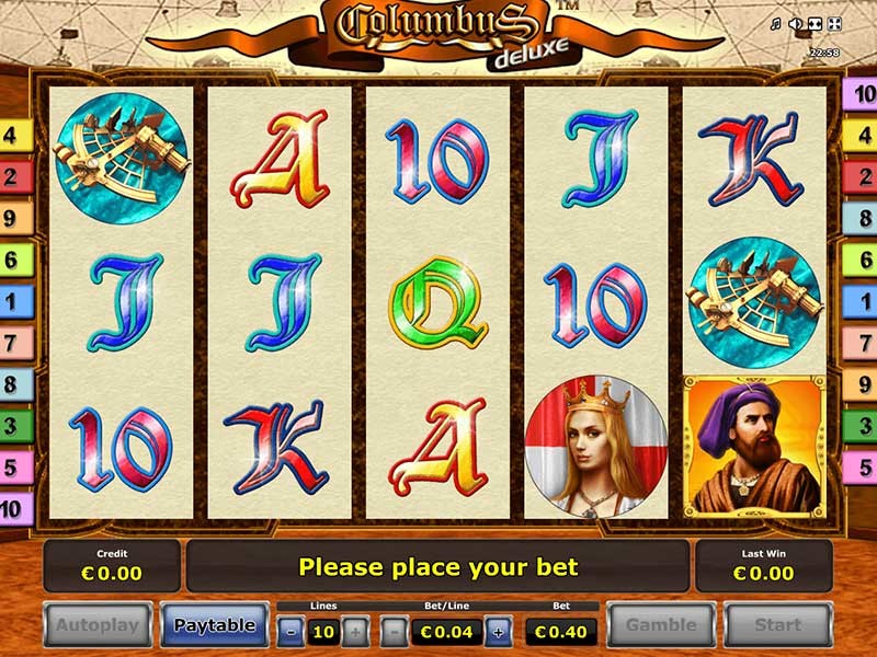 slot online columbus deluxe