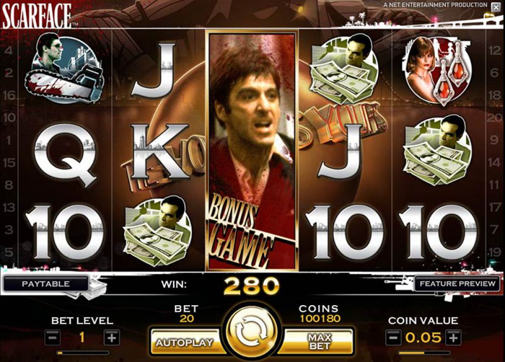 slot machine scarface online