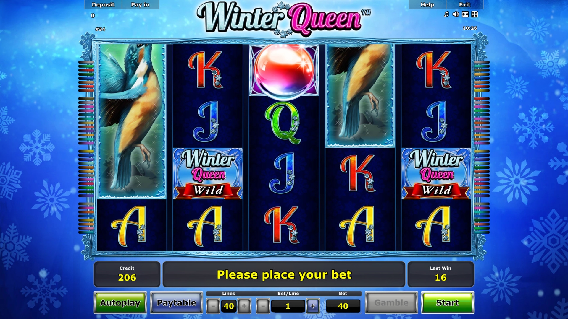 slot online winter queen