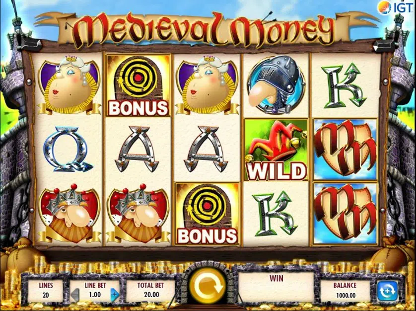 griglia slot medieval money